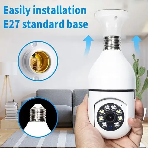 (⏰Last Day Promotion-49% OFF) Wireless Bulb Security Camera - 🔥BUY 2 FREE SHIPPING