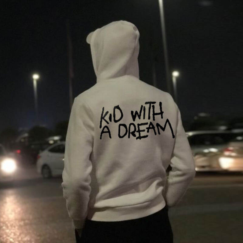 Kid With A Dream Print Hoodie