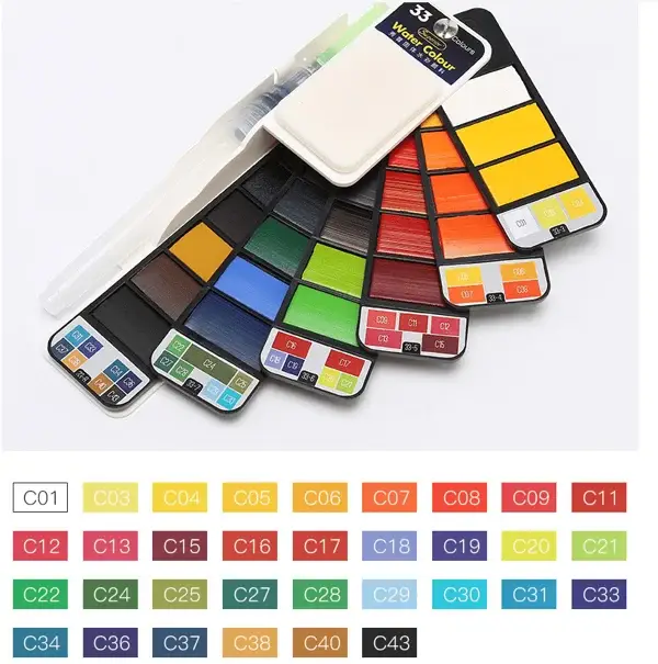 🔥Last Day Promotion 49% OFF -- Handy Watercolor Travel Kit