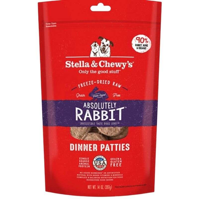 Stella & Chewy's - Freeze Dried Absolutely Rabbit Dinner Patties