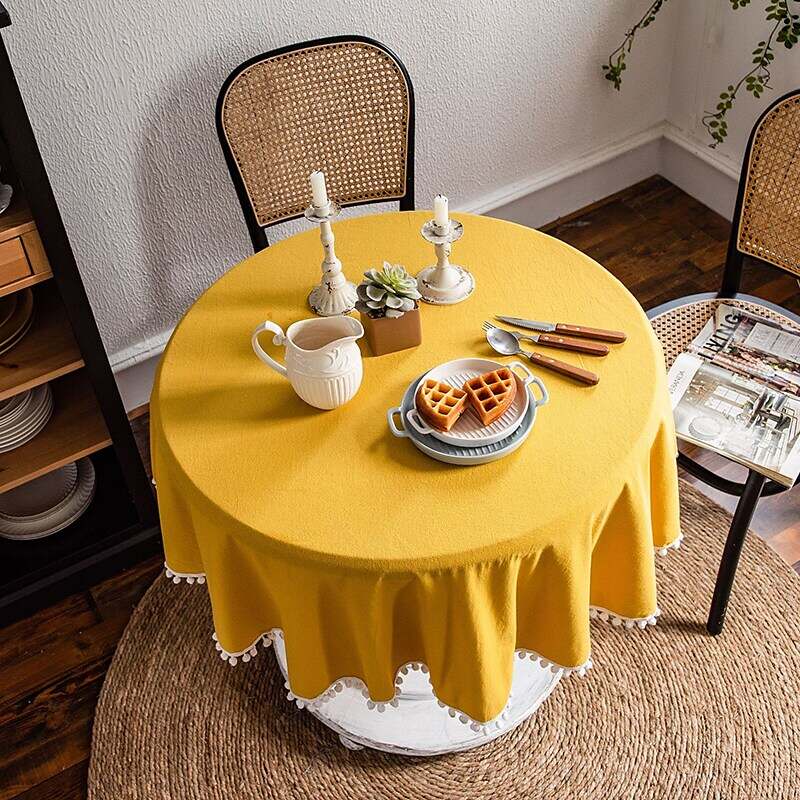 Pastoral Tablecloth Cotton Linen Fabric Table Cloth