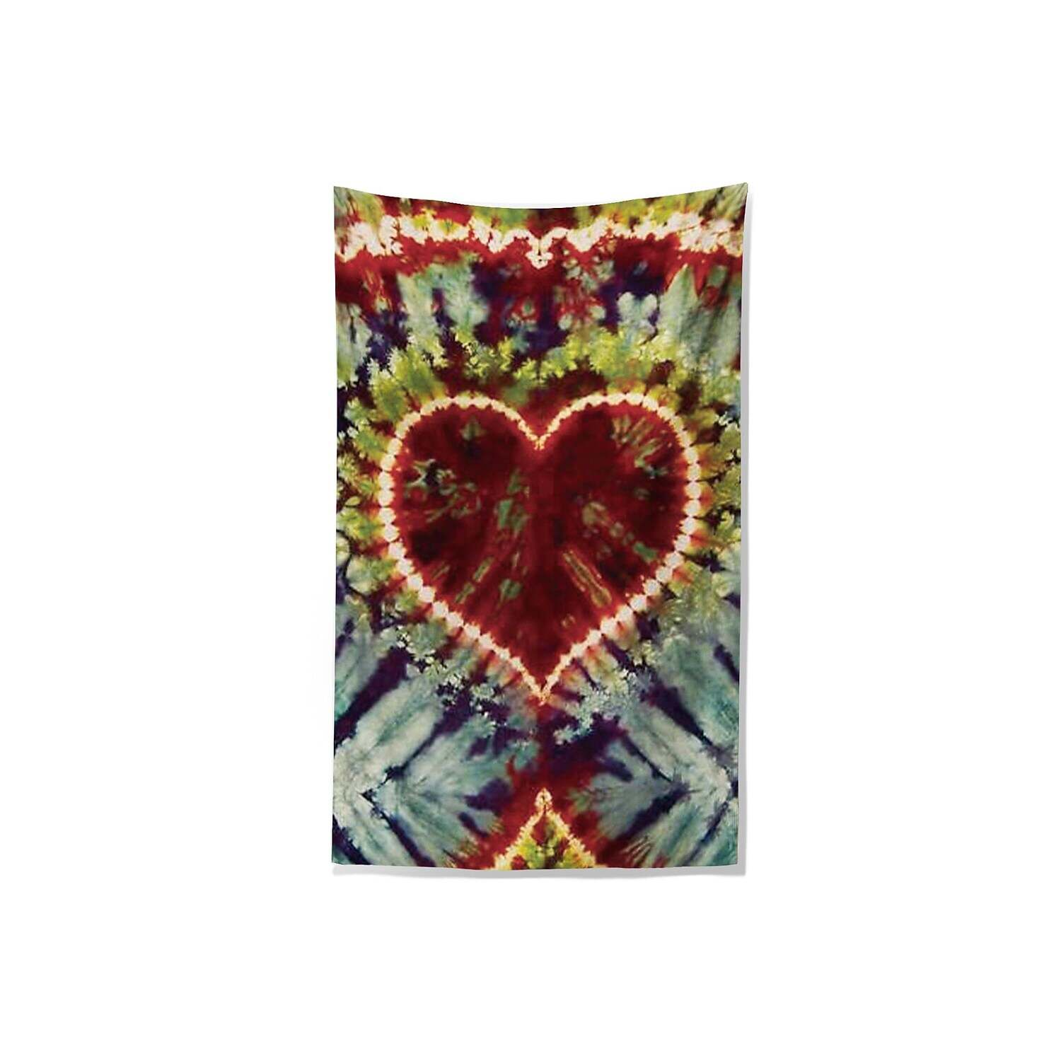 Red Heart Wall Tapestry Art Decor Photograph Backdrop