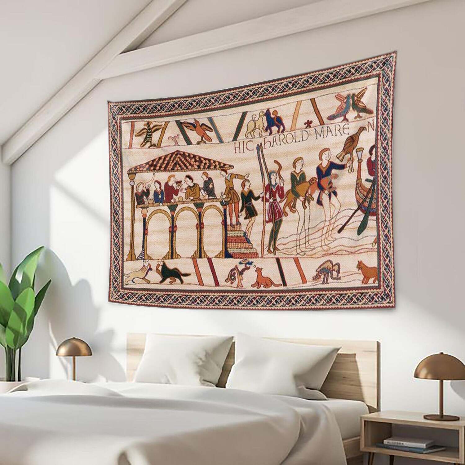 Bayeux Medieval Wall Tapestry Art Decor