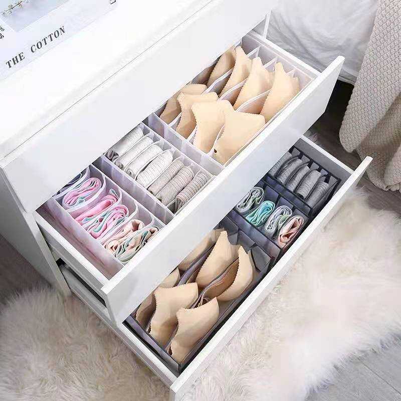 Underwear storage box compartment