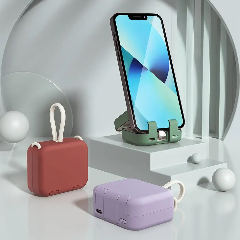 📱Mini Power Bank and Phone Holder-Buy 2 Free Shipping