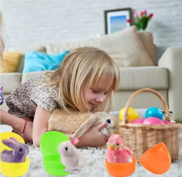 (🔥Discount this week - 50% OFF) - 🎁12Pcs Wind Up Toy Prefilled Easter Eggs