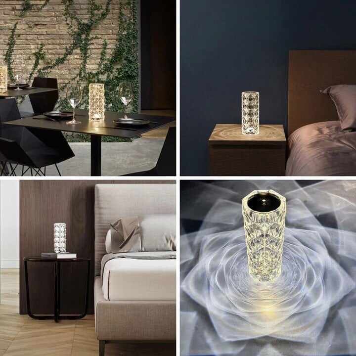 LAST DAY SALE 50% OFFPRISM ROSE TOUCH LAMP