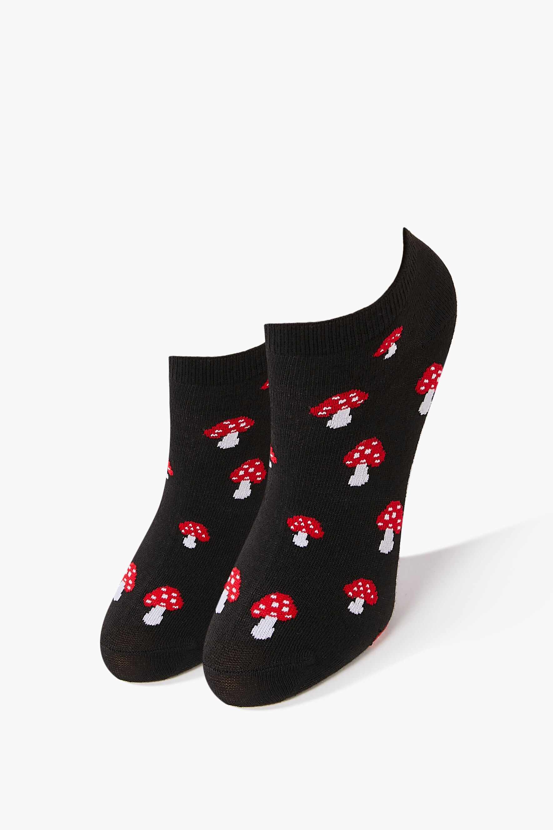 Accessories Accessories | Mushroom Print Ankle Socks Blue Forever21 - SN72877