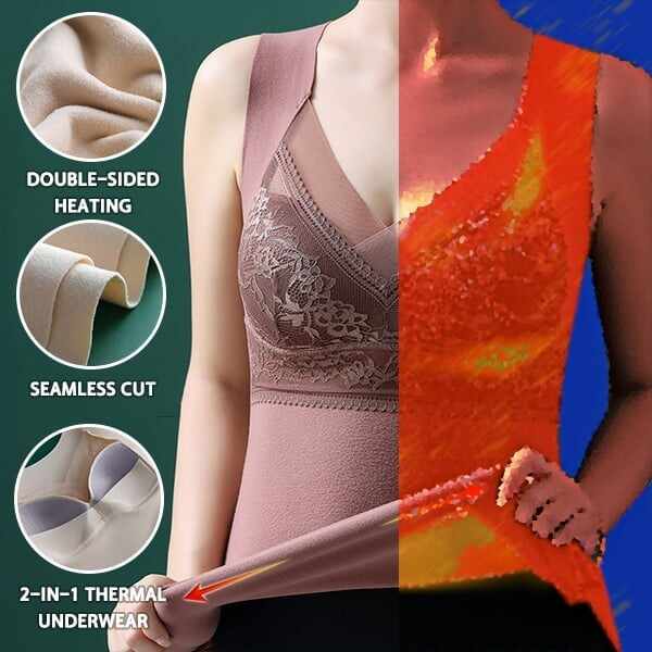 BIG SALE - 50% OFFBuilt-in Bra Thermal Underwear