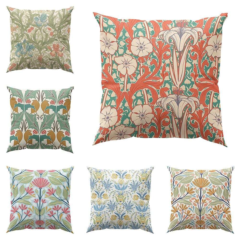 William Morris Double Side Pillow Cover 4PC