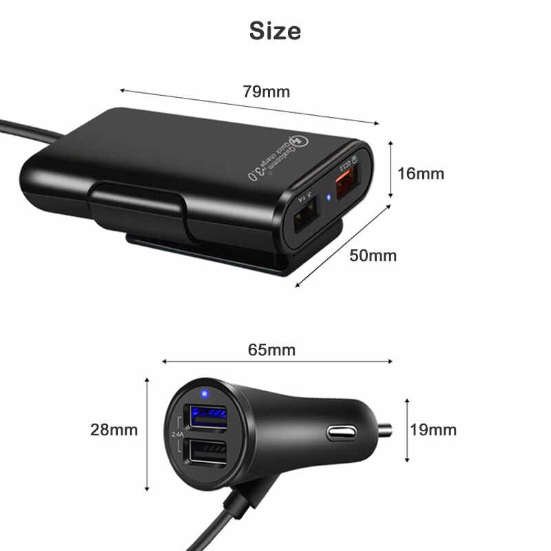 Four Ports Car Fast Charger