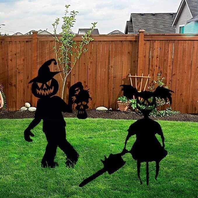 Cute and Unique Ghost Zombies - Halloween Yard Decor Metal Art