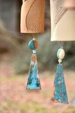 Beautiful Rustic Dragonfly Wind Chimes, Boho Handmade Garden Decor Gift