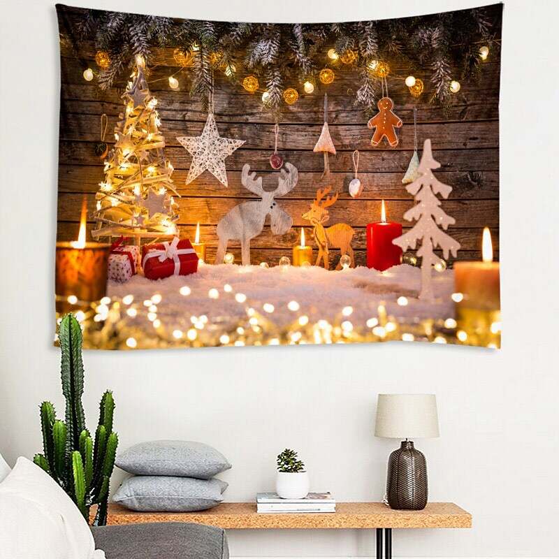 Christmas Tree 3D Wall Tapestry Art Decor