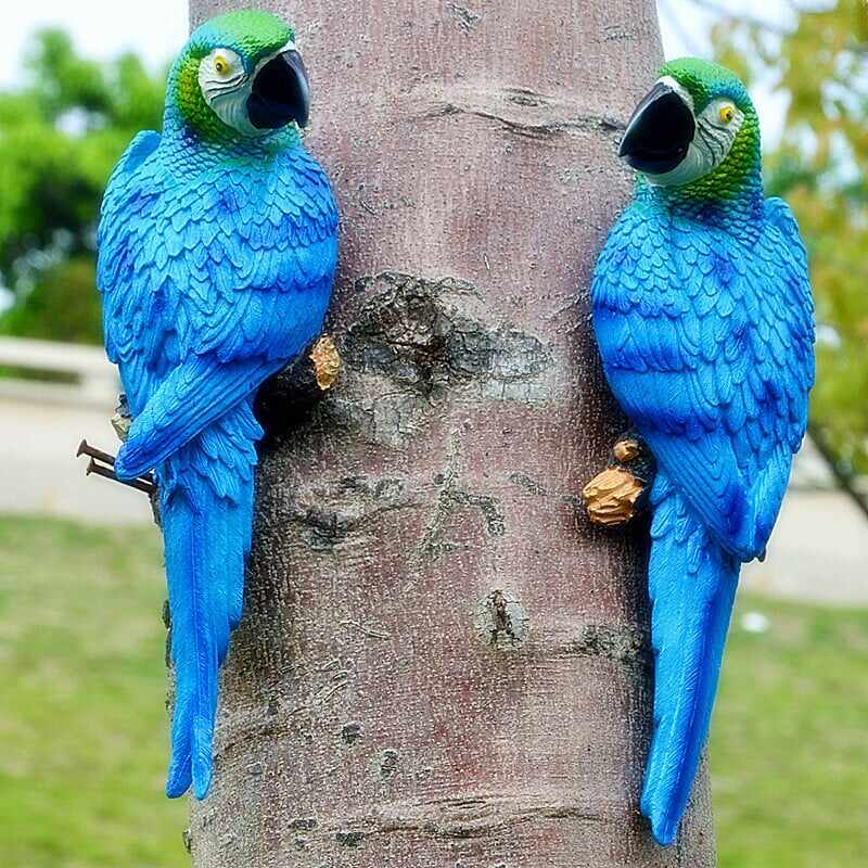 Resin Parrot Bird Statue