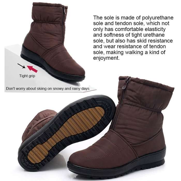 Women's Warm Waterproof Snow Boots