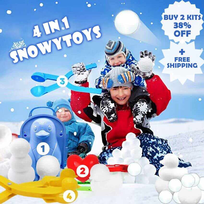 BIG SALE - 50% OFF4 IN 1 SNOWYTOYS