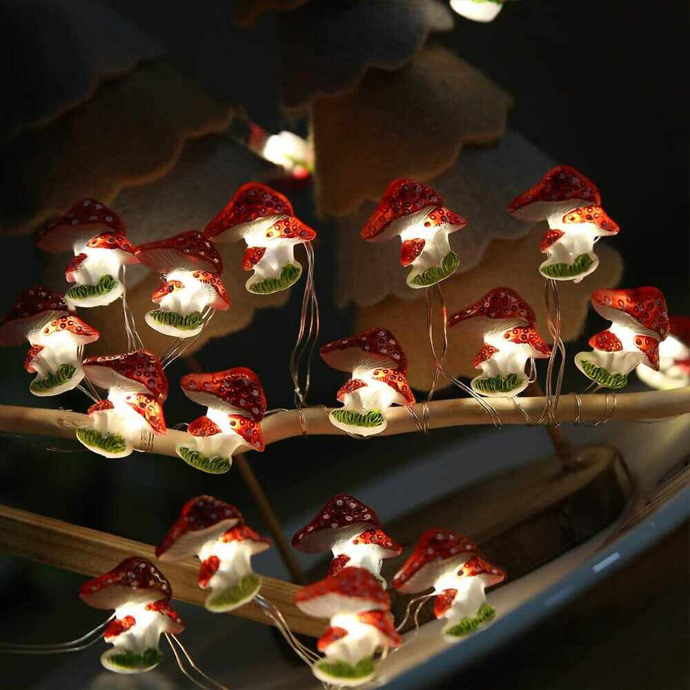 Mushroom LED String Lights