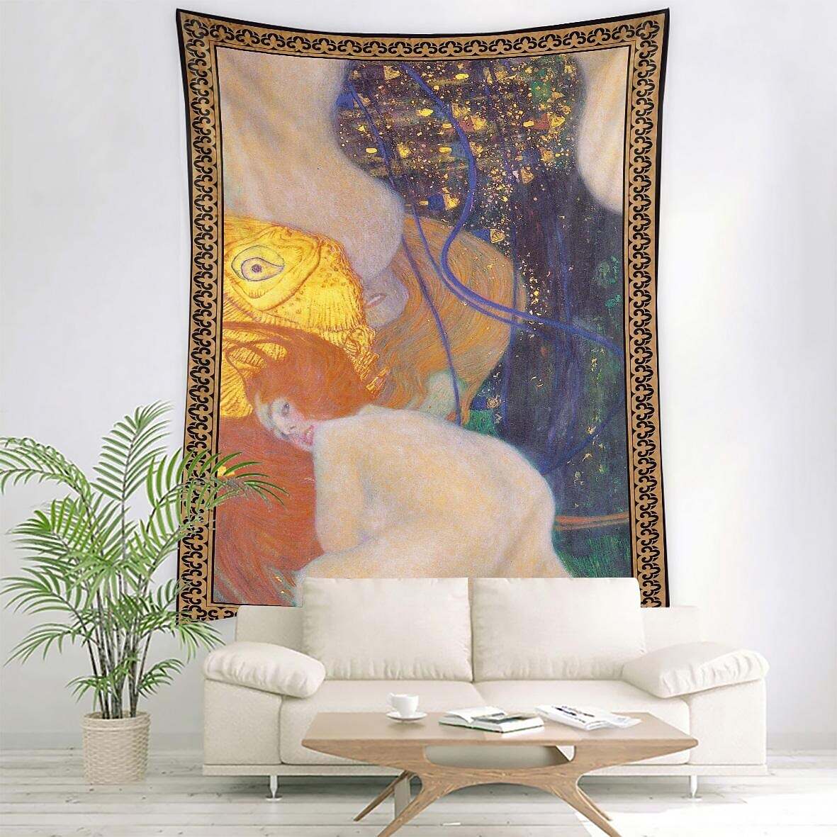 Gustav Klimt Famous Painting Wall Tapestry Art Decor