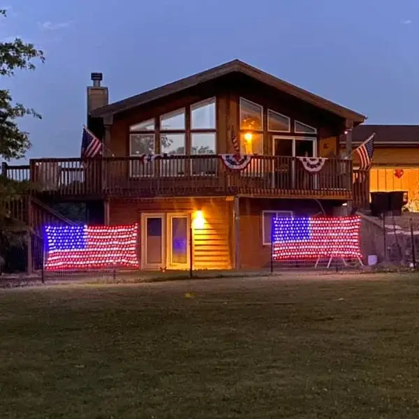 420 LED - Large Outdoor Flag Net Lights