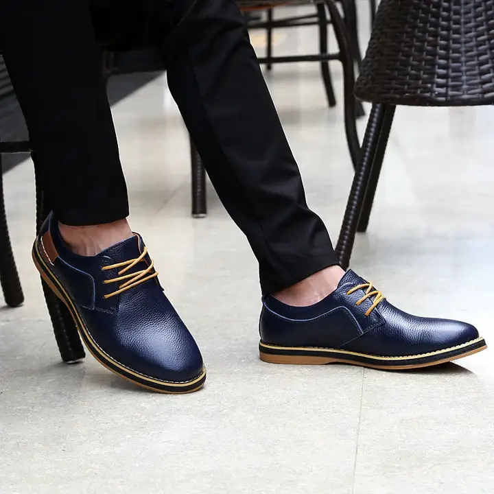 Vintage Business Casual Leather Shoes