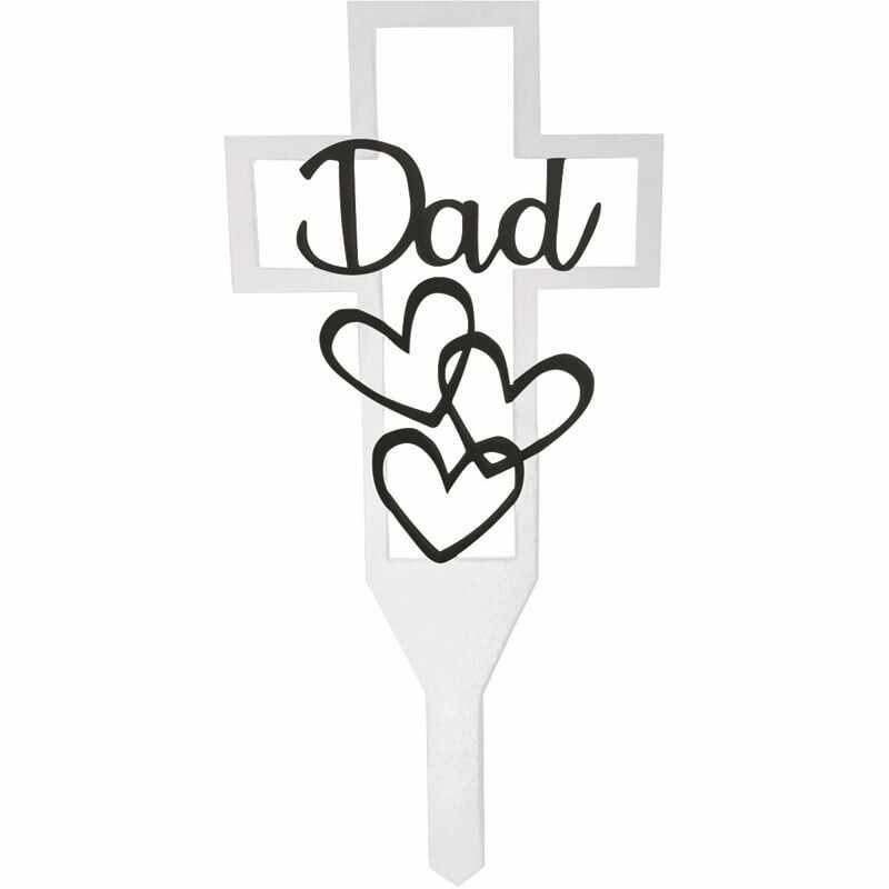 Hot Sale - Cemetery Memorial Cross Stake for Parents