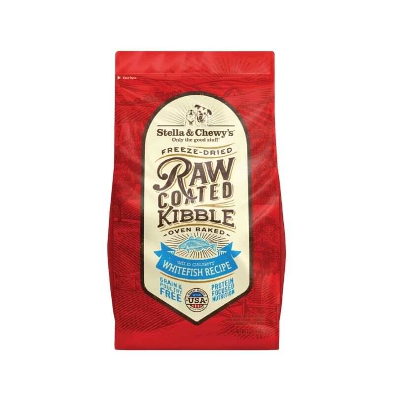 Stella & Chewy's - Freeze Dried Raw Coated Kibble - Oven Baked (Wild Caught Whitefish Recipe)