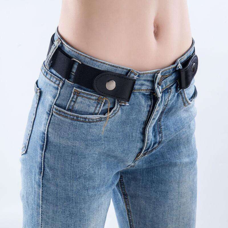 Free Buckle Women Stretchy Belt