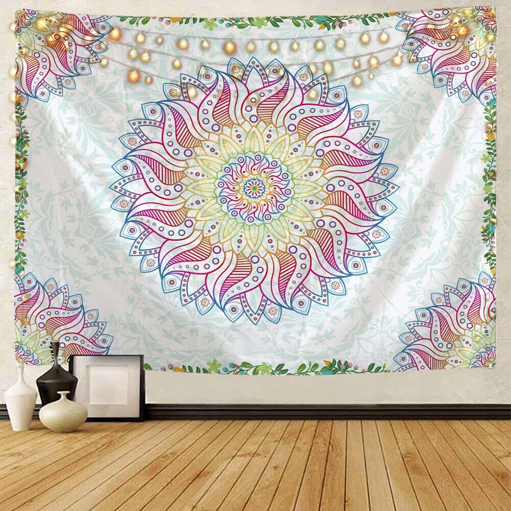 Datura Bohemian Tapestry Wall Hanging