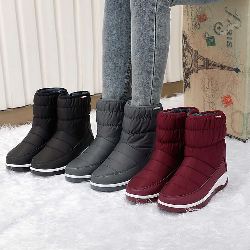 Women's Warm Waterproof Snow Boots