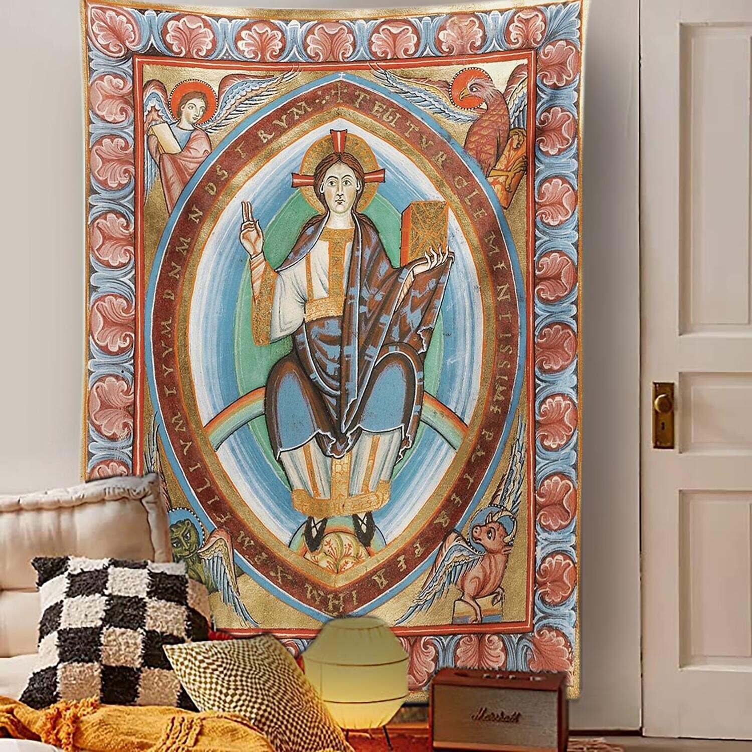 Medieval Painting Wall Tapestry Art Decor Bedroom Living Room Decoration