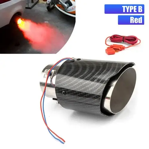 🔥Last Day Promotion 48% OFF 🔥Car fire flame LED exhaust tip