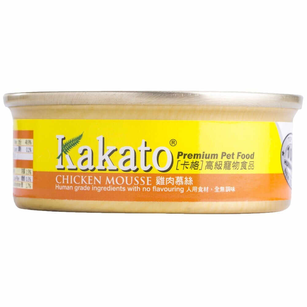 Kakato - Chicken Mousse (Dogs & Cats) canned 40g
