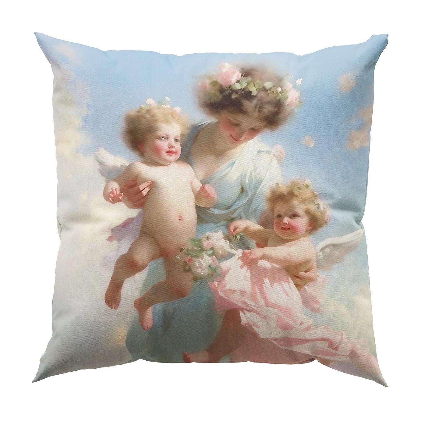 Renaissance Angels Double Side Pillow Cover 4PC