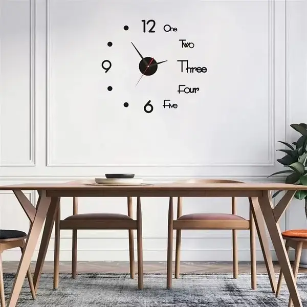 🔥Summer Hot Sale - 48% OFF 🔥MODERN DIY PUNCH-FREE WALL CLOCK