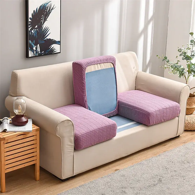 Stretch Sofa Cushion Cover Couch Seat Slipcover Elastic