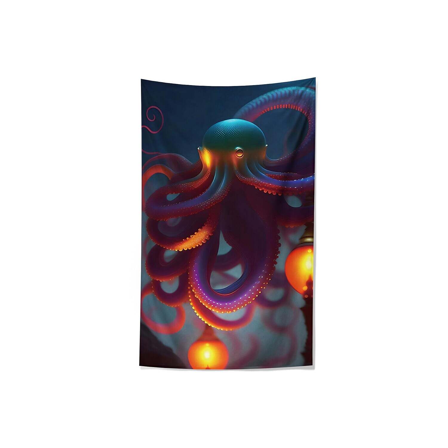 Ocean Octopus Wall Tapestry Art Decor