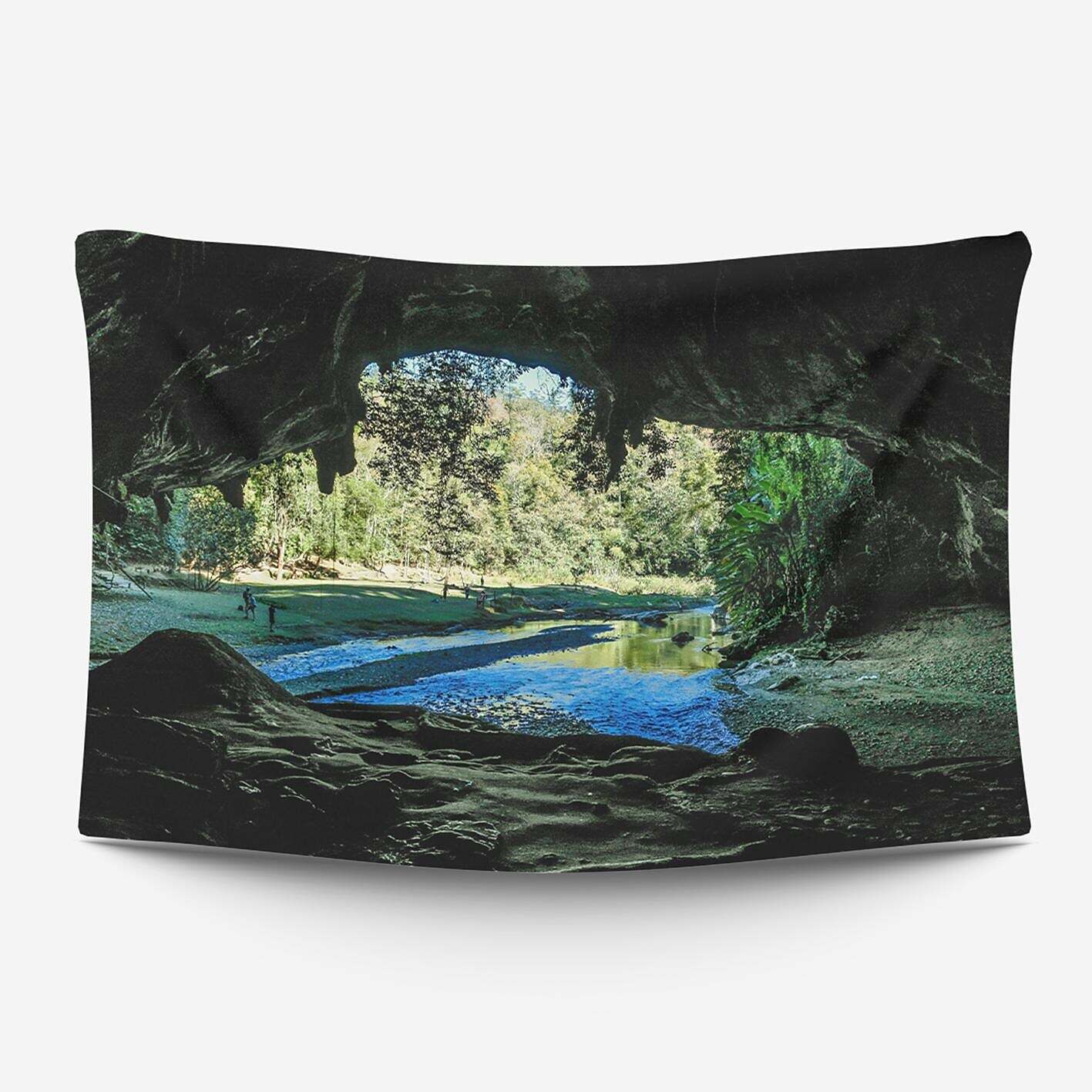 Natural Large Wall Tapestry Cave Art Decor Photograph Backdrop