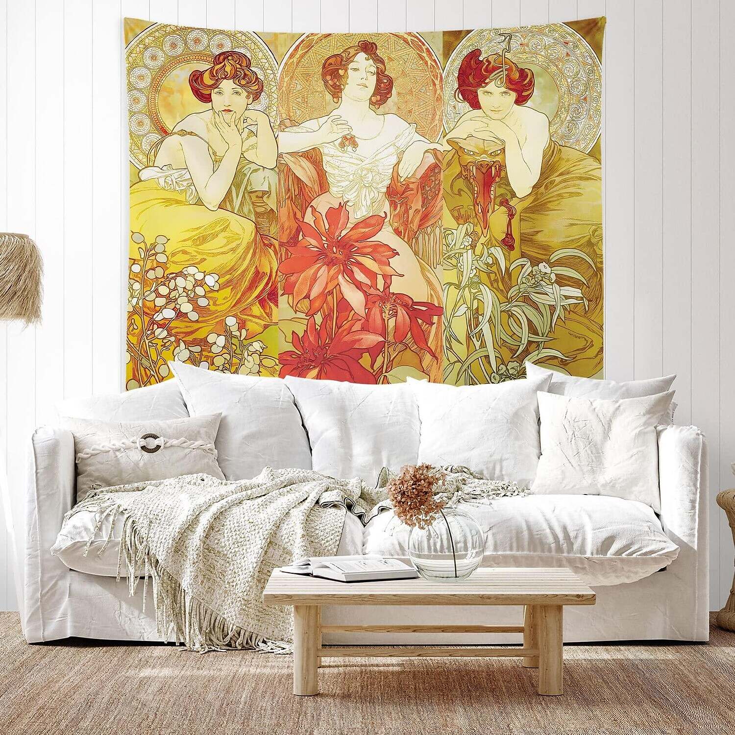 Art Nouveau Victoria Wall Tapestry Decor Room Decoration