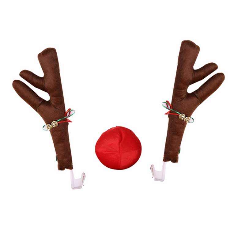 Christmas Car Decorations Reindeer Set