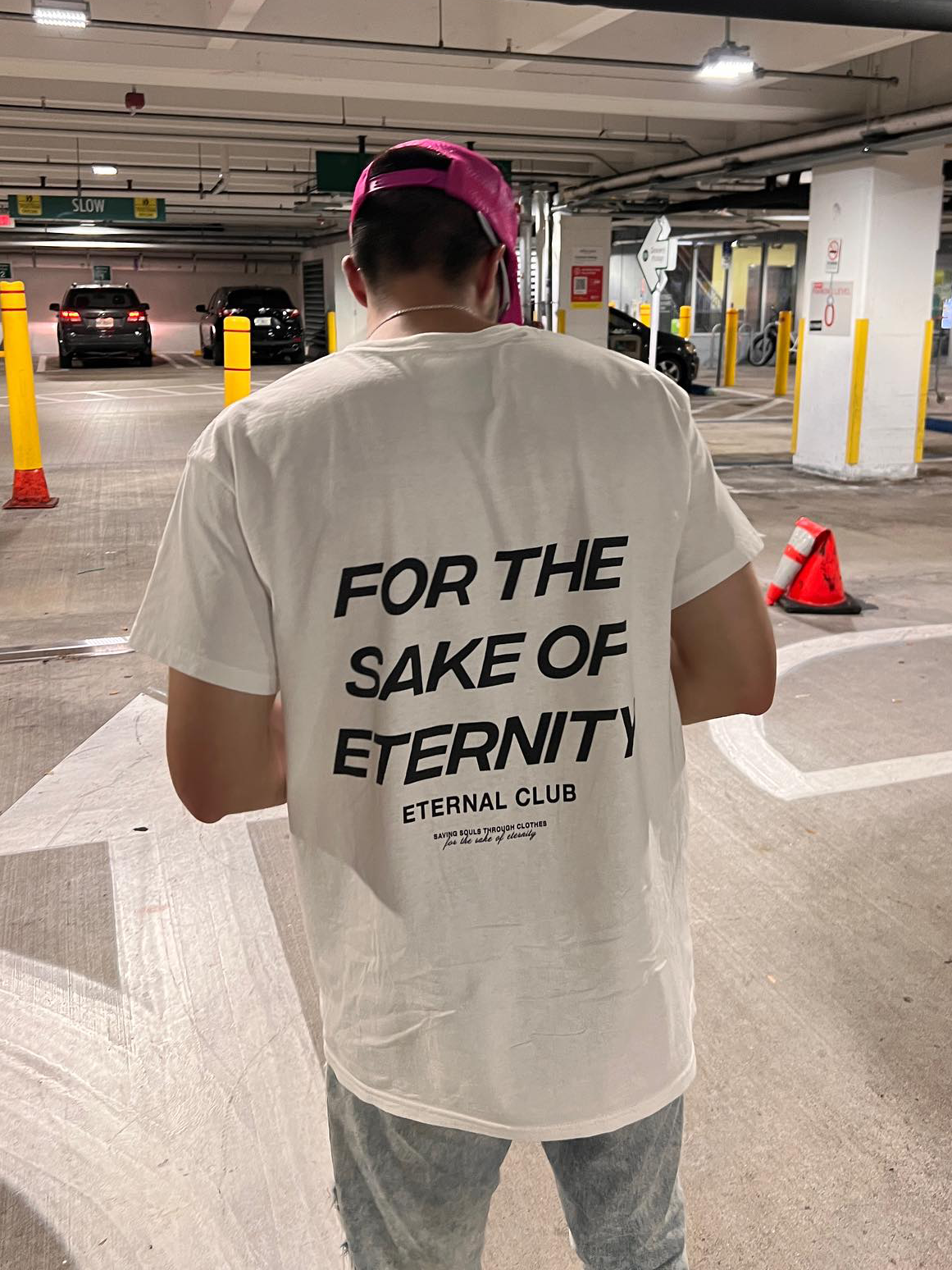 For The Sake Of Eternity Print T-shirt