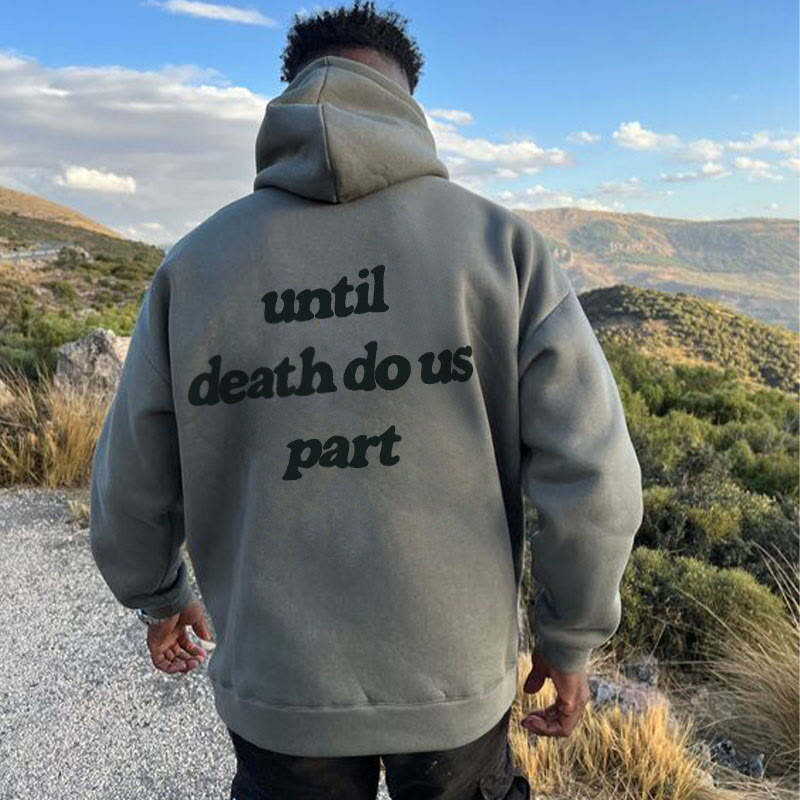 Until Death Do Us Part Print Men's Hoodie