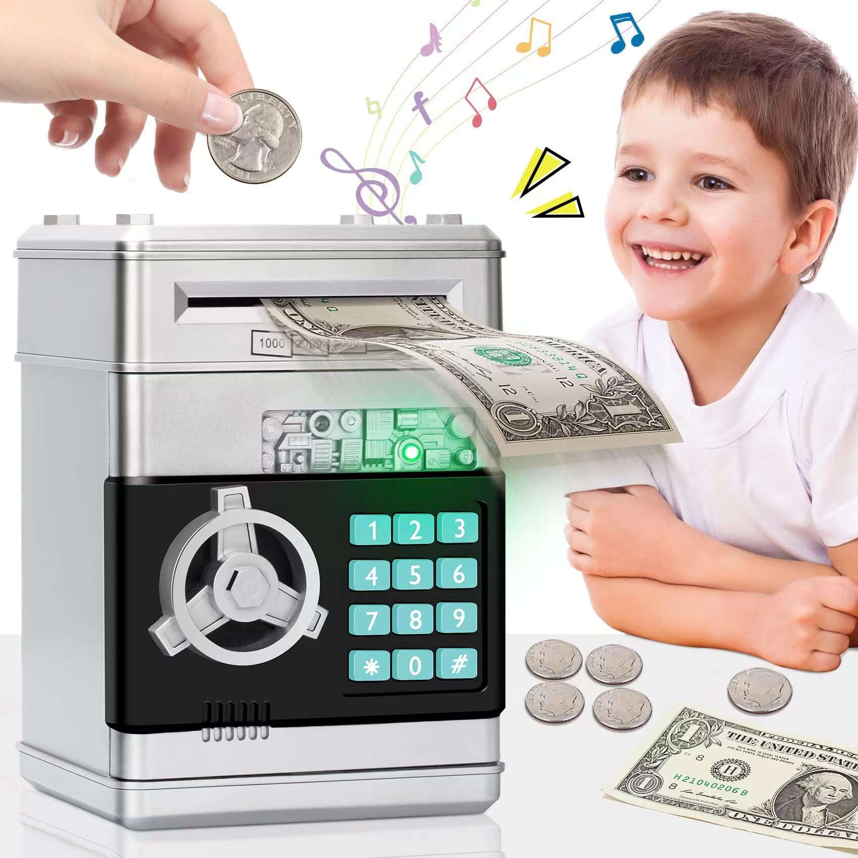 💵Electronic Password Piggy Bank - Mini ATM💵-👍Buy 2 Save 15%