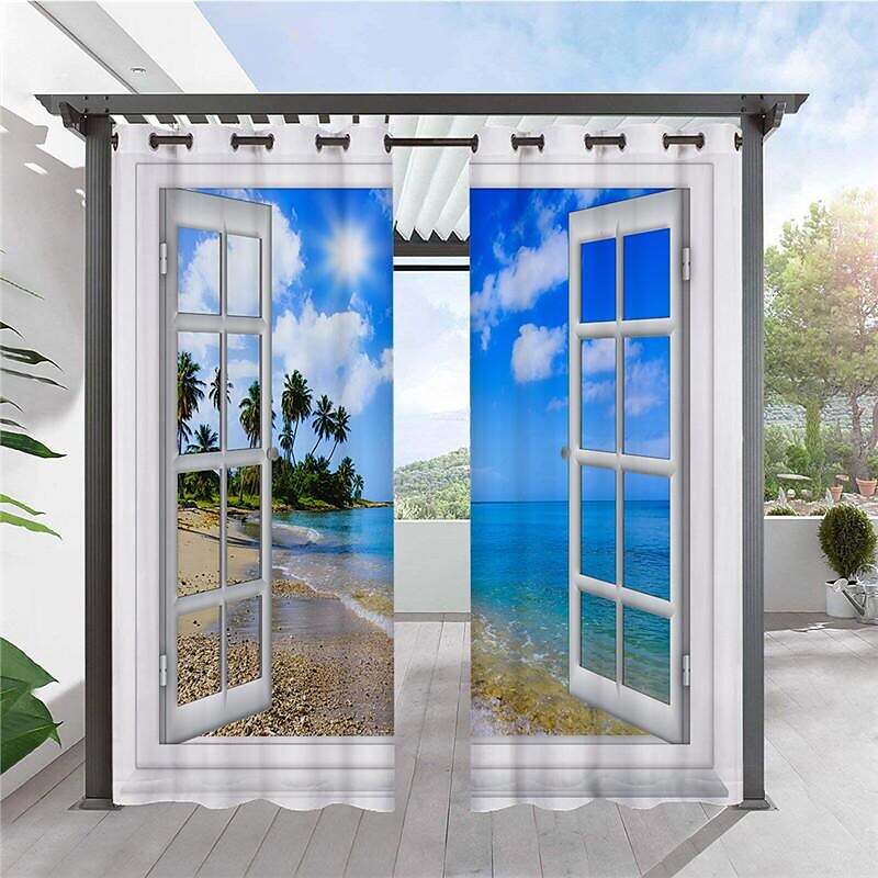 Waterproof Outdoor Curtain Privacy