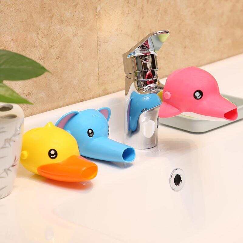 Children's faucet extender