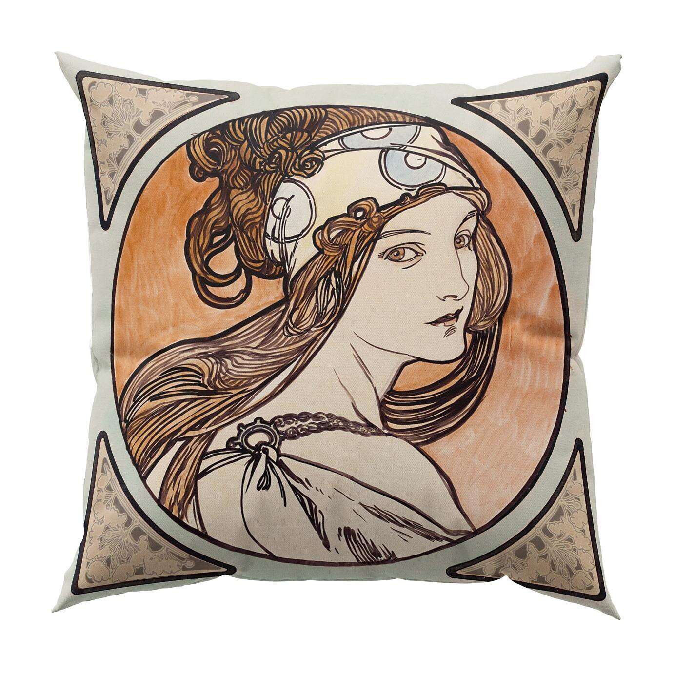 Art Nouveau Double Side Pillow Cover 4PC