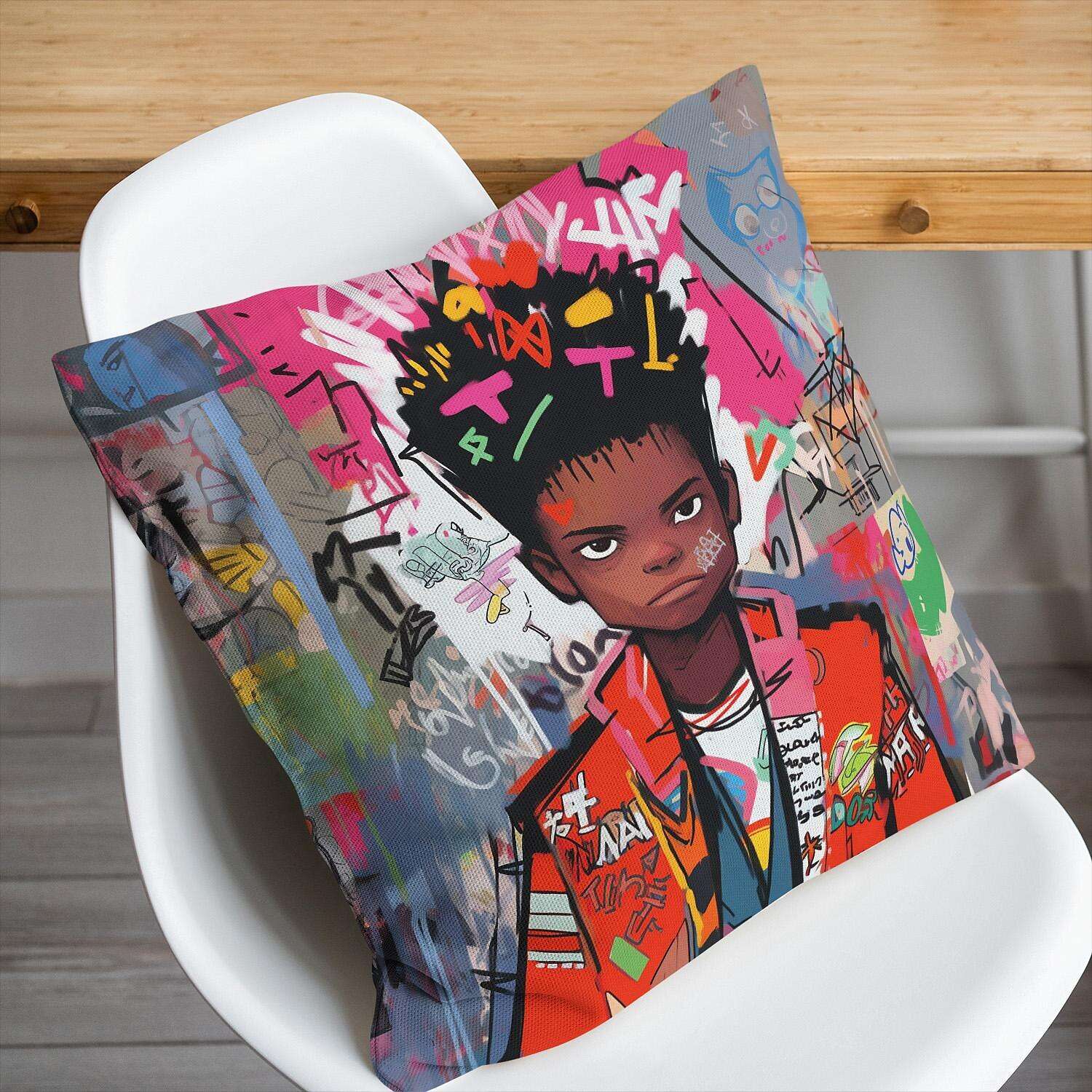 Graffiti Boy Pillow Cover 1PC