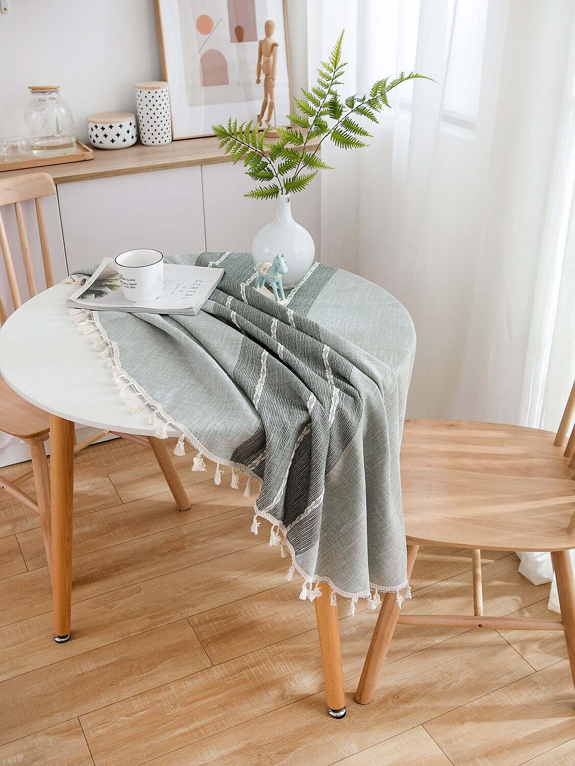 Pastoral Tablecloth Cotton Linen Fabric Table Cloth