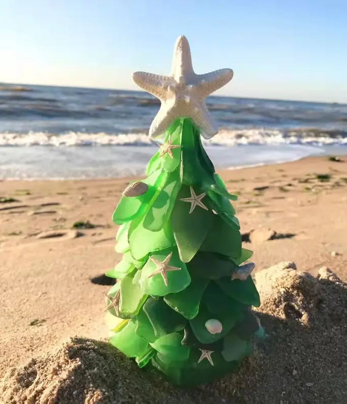 Hot sale - 49% OFF 2023  Sea Glass Christmas Tree