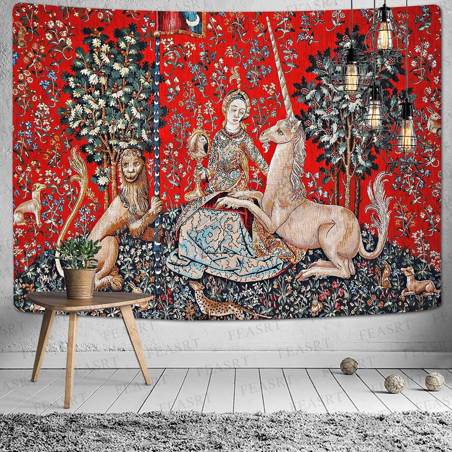 Medieval Princess Wall Tapestry Art Decor